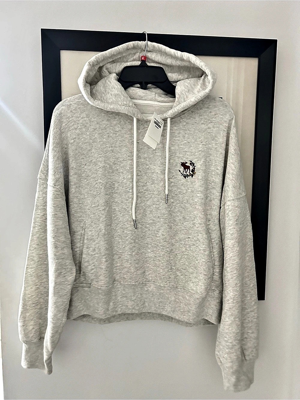 Abercrombie & Finch women’s fleece Hoodie in Gray Size Medium NWT
